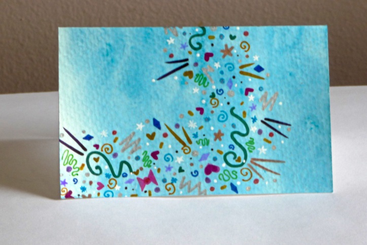 Wintry Watercolor Card